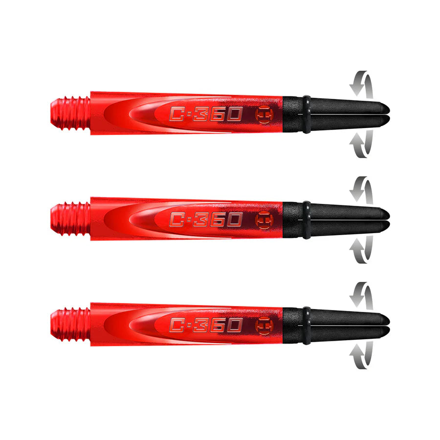 HARROWS - CARBON 360 - SPINNING DARTS STEMS/SHAFTS - VARIOUS COLOURS