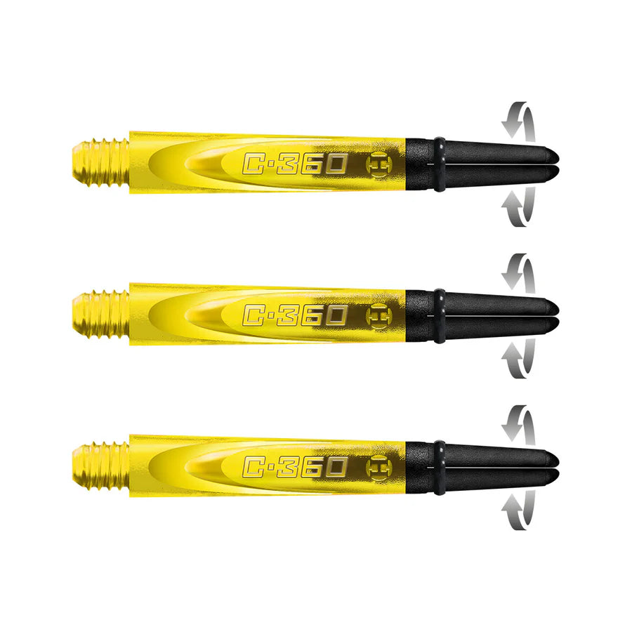 HARROWS - CARBON 360 - SPINNING DARTS STEMS/SHAFTS - VARIOUS COLOURS
