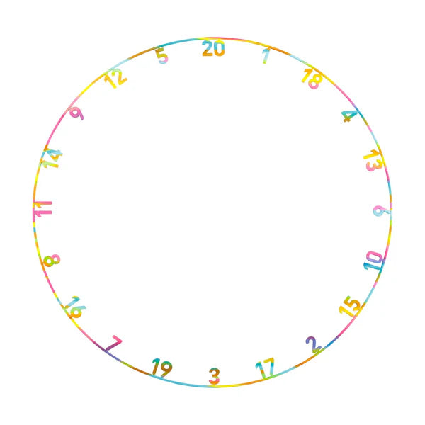 PRECISE 180 - NUMBER RING - ONEPIECE - CANDY (POWDER COATED)