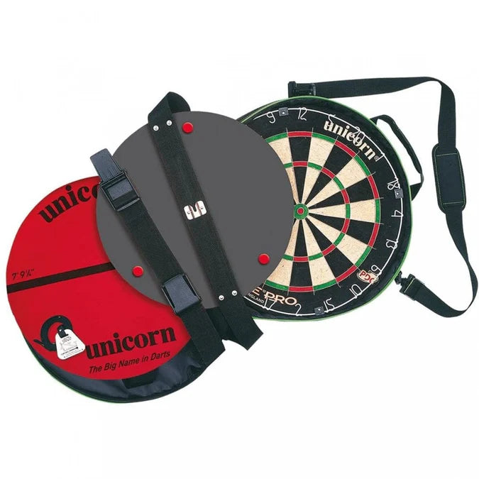 UNICORN - ON TOUR - PORTABLE INC. ECLIPSE PROFESSIONAL DARTBOARD - DOOR HANGING SYSTEM