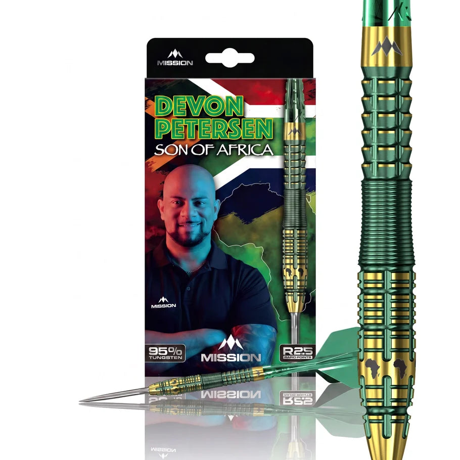 MISSION - DEVON PETERSON - R2.5 - RAPID POINT DARTS - 95% - 22g/24g