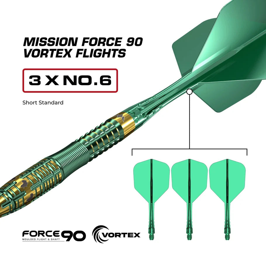 MISSION - DEVON PETERSON - R2.5 - RAPID POINT DARTS - 95% - 22g/24g