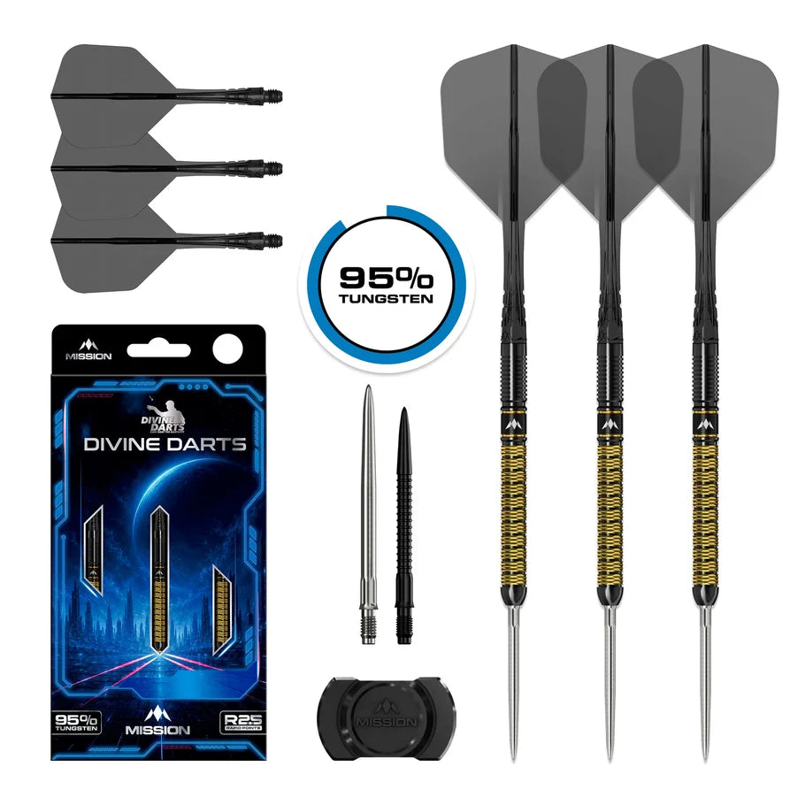 MISSION - COLAB SERIES - JAKE KENYON - R2.5 - RAPID POINT DARTS - 95% - 24g