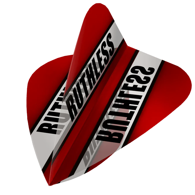 RUTHLESS - CLEAR PANEL - DARTS FLIGHTS - KITE SHAPE - 100 MICRON