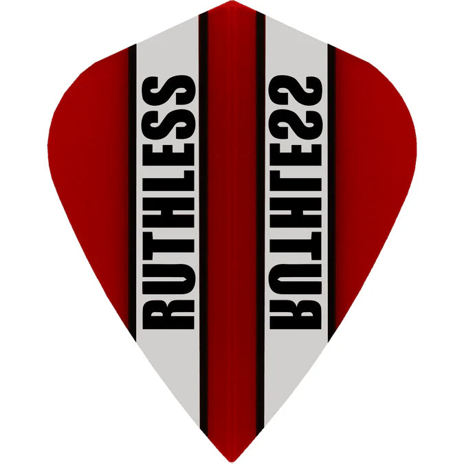 RUTHLESS - CLEAR PANEL - DARTS FLIGHTS - KITE SHAPE - 100 MICRON