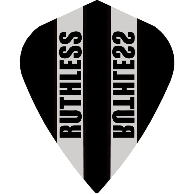 RUTHLESS - CLEAR PANEL - DARTS FLIGHTS - KITE SHAPE - 100 MICRON