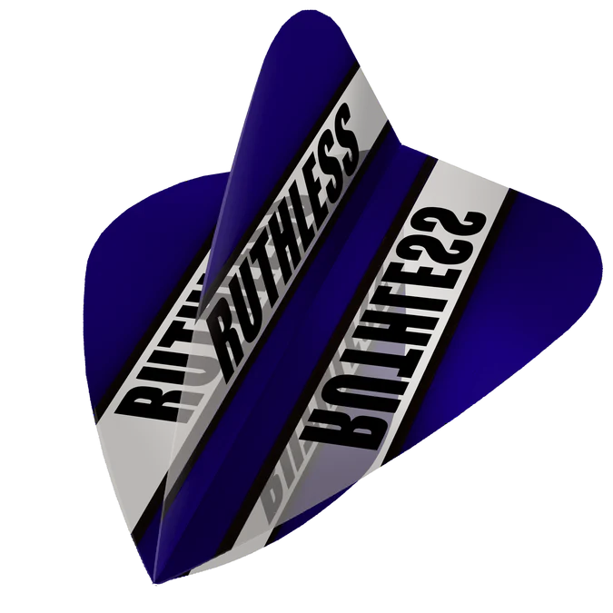 RUTHLESS - CLEAR PANEL - DARTS FLIGHTS - KITE SHAPE - 100 MICRON