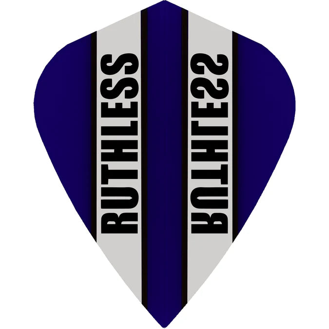 RUTHLESS - CLEAR PANEL - DARTS FLIGHTS - KITE SHAPE - 100 MICRON