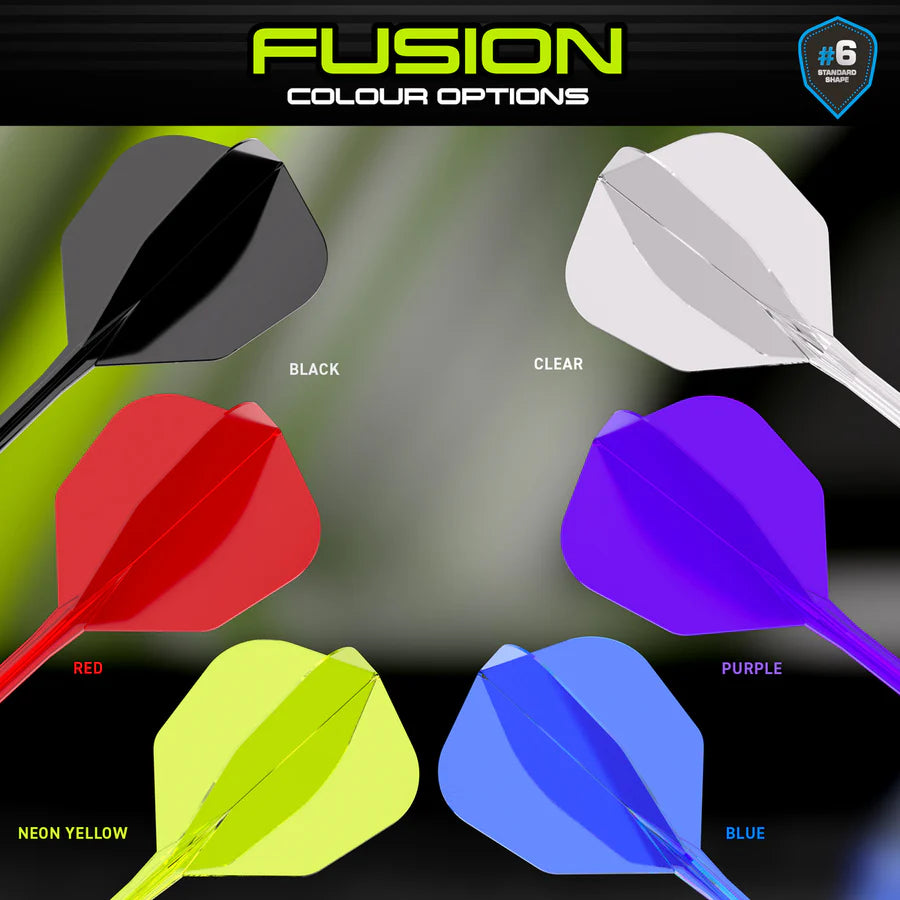 WINMAU - WINMAU FUSION - PURPLE - SMALL (No.6) - INTEGRATED FLIGHTS - PURPLE