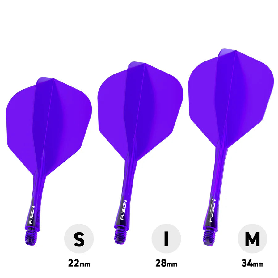 WINMAU - WINMAU FUSION - PURPLE - SMALL (No.6) - INTEGRATED FLIGHTS - PURPLE