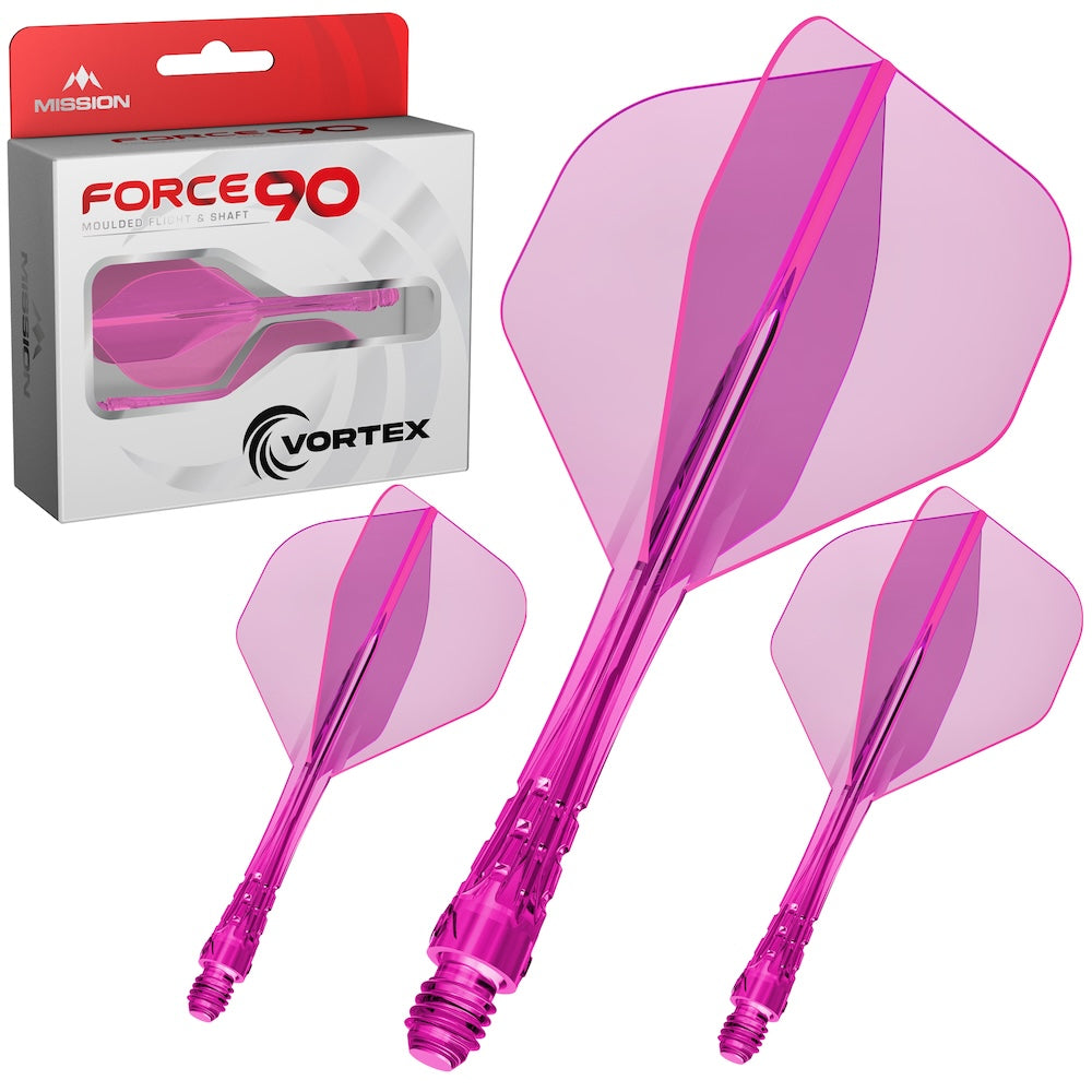 MISSION - FORCE 90 VORTEX - NEON PINK - INTEGRATED FLIGHTS - STANDARD No.2 - NEON PINK