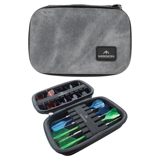 MISSION - FORCE 90 - LTD. EDITION - GREY DENIM - LARGE - EVA DARTS CASE