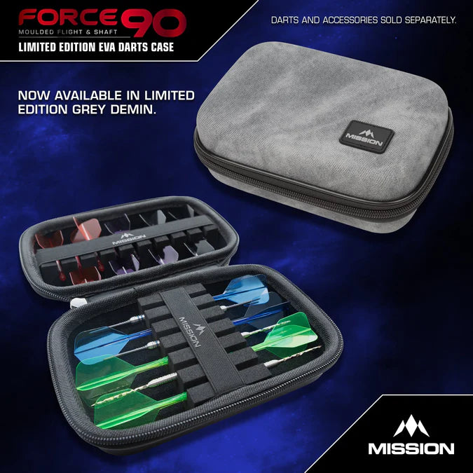 MISSION - FORCE 90 - LTD. EDITION - GREY DENIM - LARGE - EVA DARTS CASE