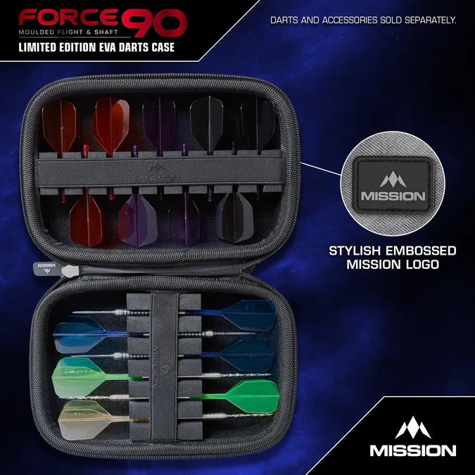 MISSION - FORCE 90 - LTD. EDITION - GREY DENIM - LARGE - EVA DARTS CASE