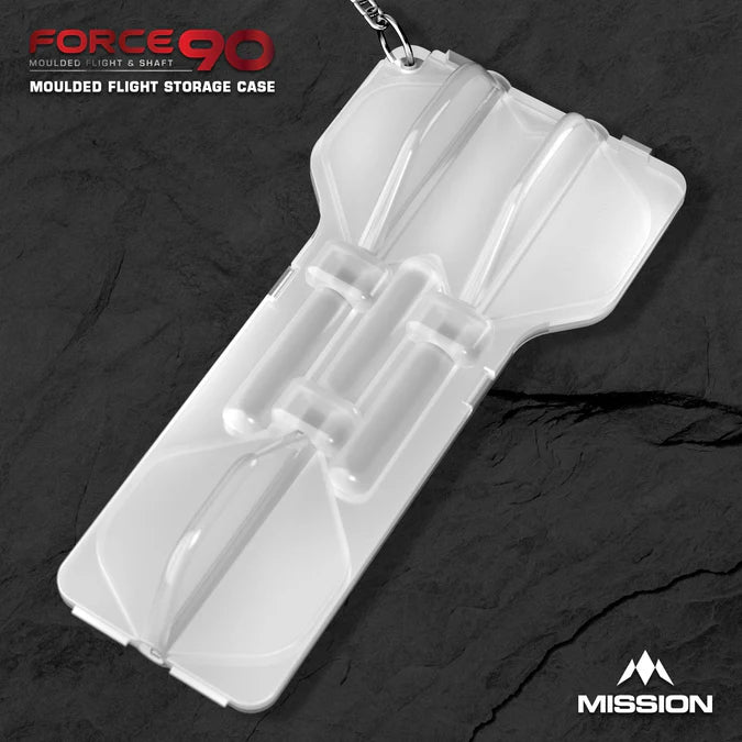 MISSION - FORCE 90 - MOULDED FLIGHT CASE - BLACK/TRANSPARENT WHITE