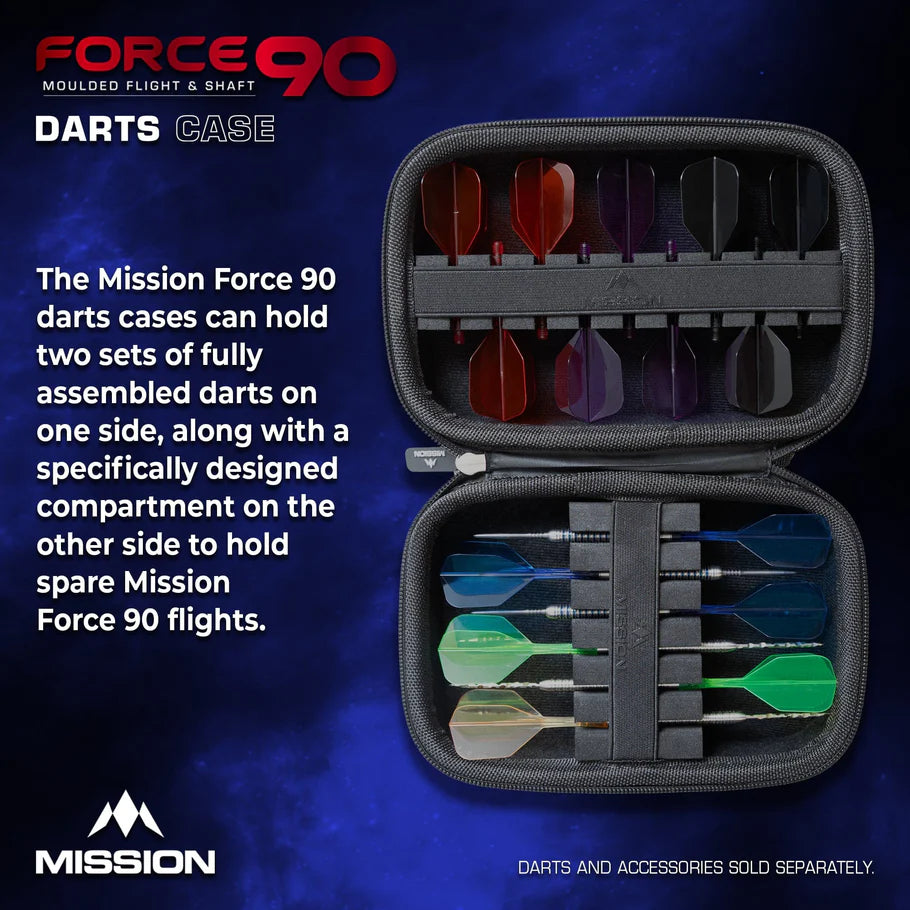 MISSION - FORCE 90 - BLACK - LARGE - EVA DARTS CASE