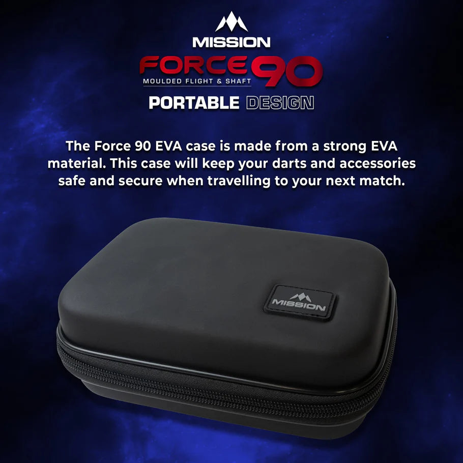 MISSION - FORCE 90 - BLACK - LARGE - EVA DARTS CASE