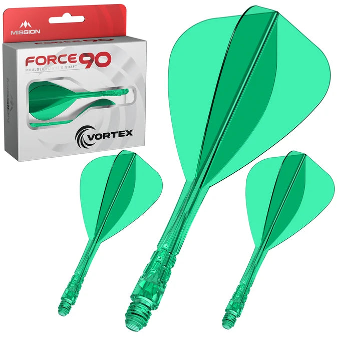 MISSION - FORCE 90 VORTEX - KITE -CLEAR GREEN - INTEGRATED FLIGHTS - KITE - CLEAR GREEN