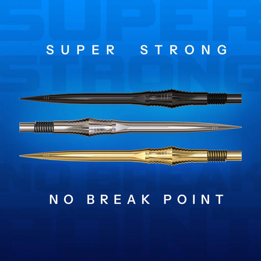 HARROWS - QUICK POINTS - SPIRE - SPARE/REPLACEMENT QUICK POINTS - BLACK/SILVER/GOLD - 30mm/35mm/40mm