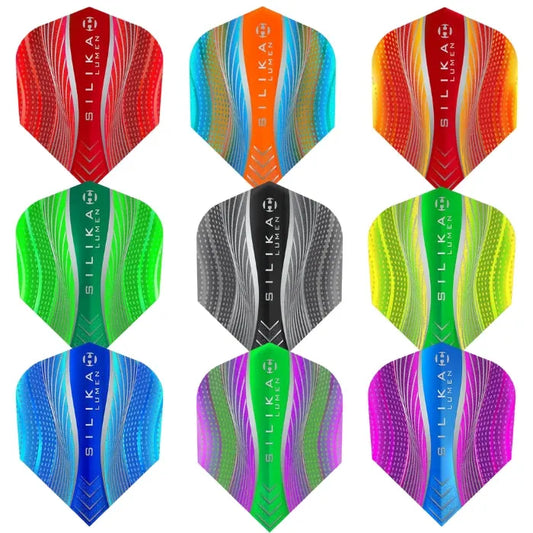 HARROWS - SILIKA - LUMEN - DARTS FLIGHTS - SMALL NO.6 - VARIOUS COLOURS