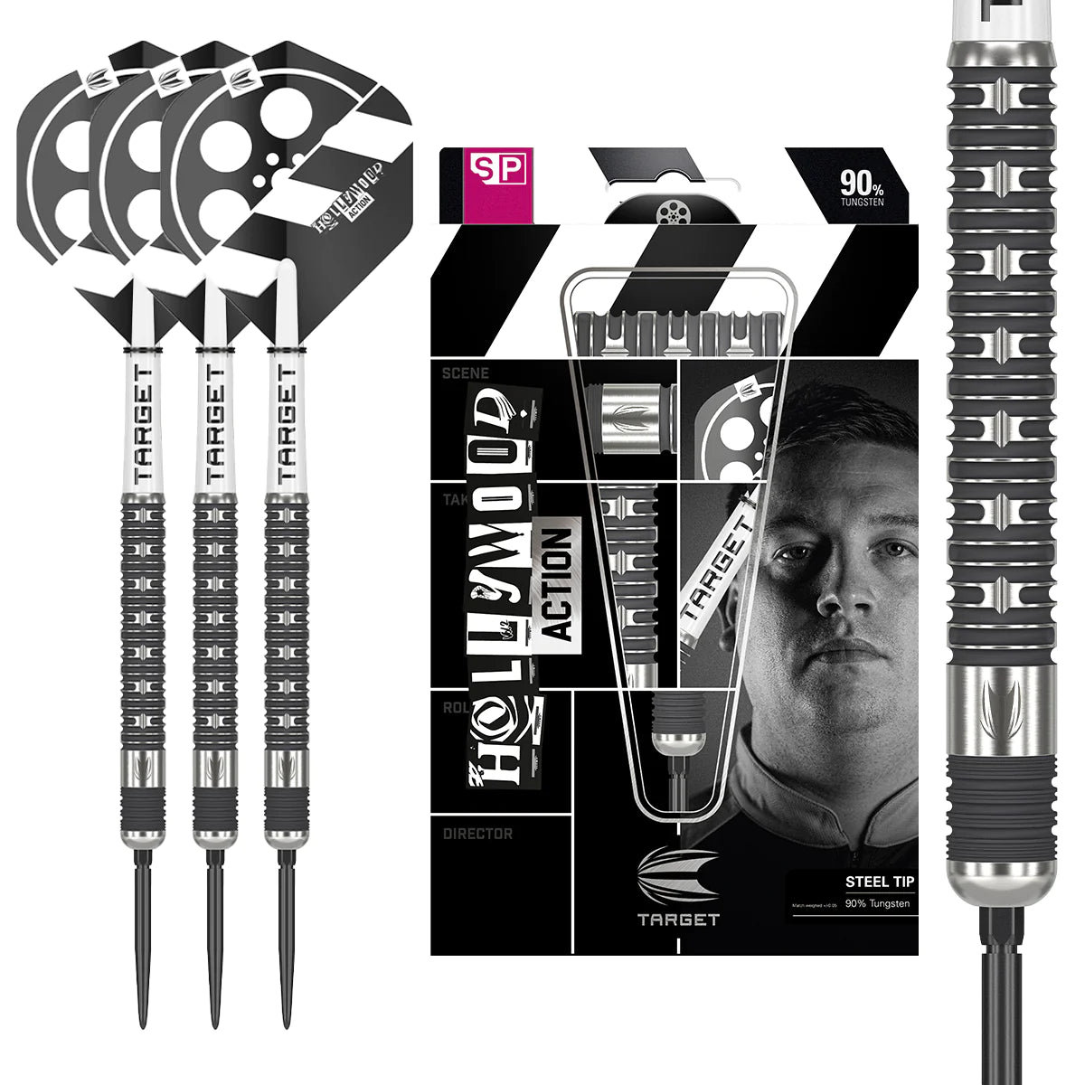 7/12までTARGET HOLLYWOOD クリスドビー　23g TARGET - CHRIS DOBEY - HOLLYWOOD ACTION - SWISS POINT - 90% - 22g