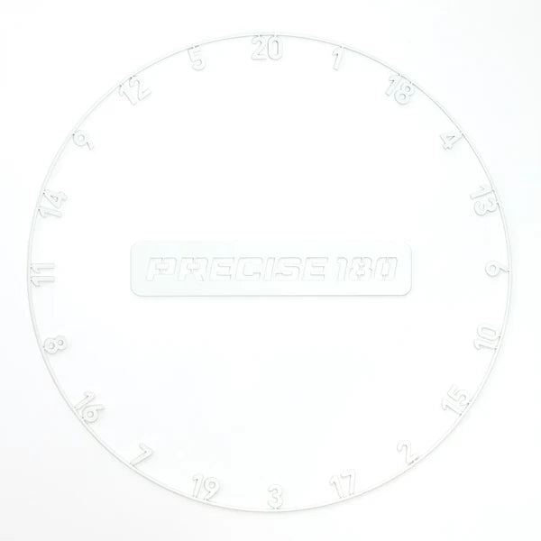 PRECISE 180 - ENDORPHINE - PROFESSIONAL DARTBOARD - WITH CLASSIC WHITE RING