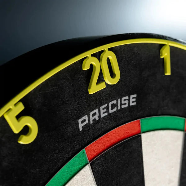 PRECISE 180 - NUMBER RING - ONEPIECE - ELECTRIC YELLOW (POWDER COATED)