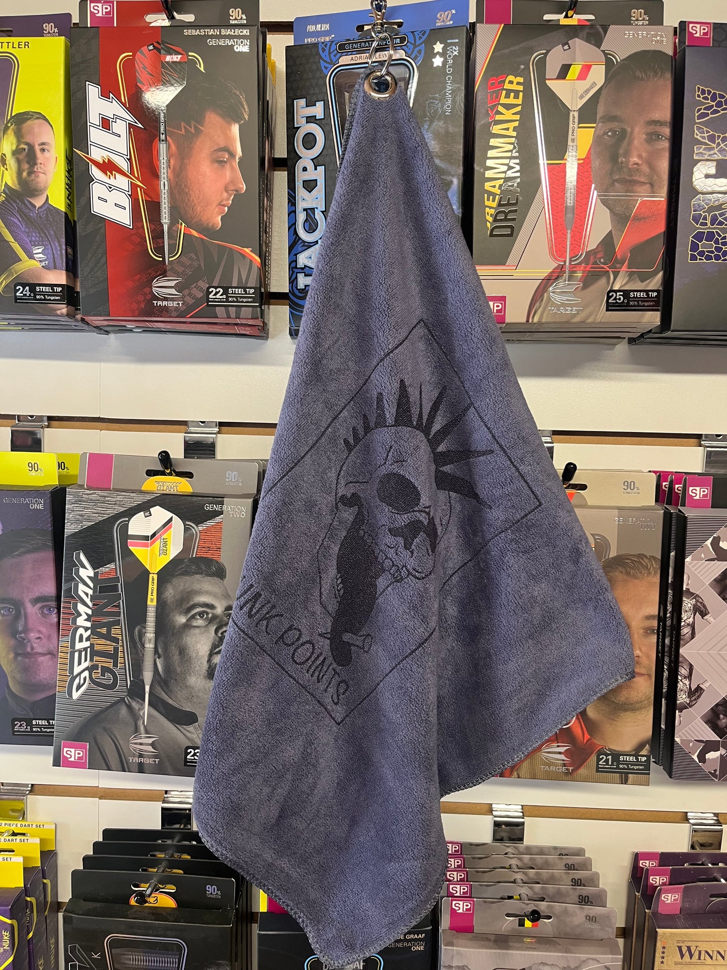 PUNK POINTS - HAND TOWEL - DARTS TOWEL BY PUNK POINTS