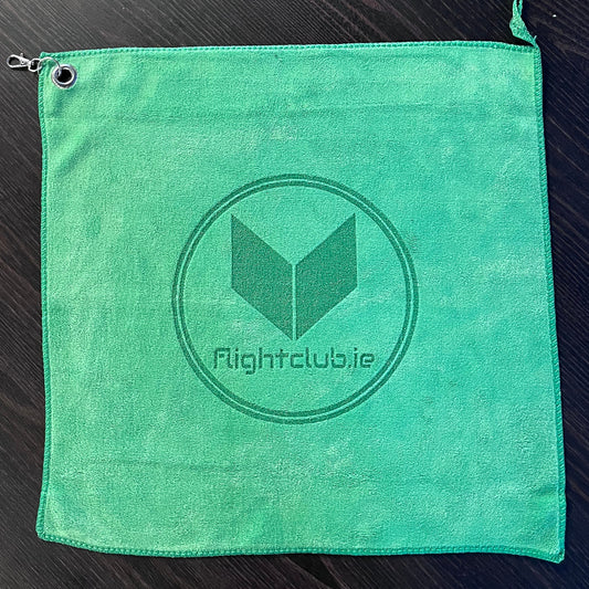 FLIGHTCLUB.IE - HAND TOWEL - DARTS TOWEL BY FLIGHTCLUB.IE - GREEN