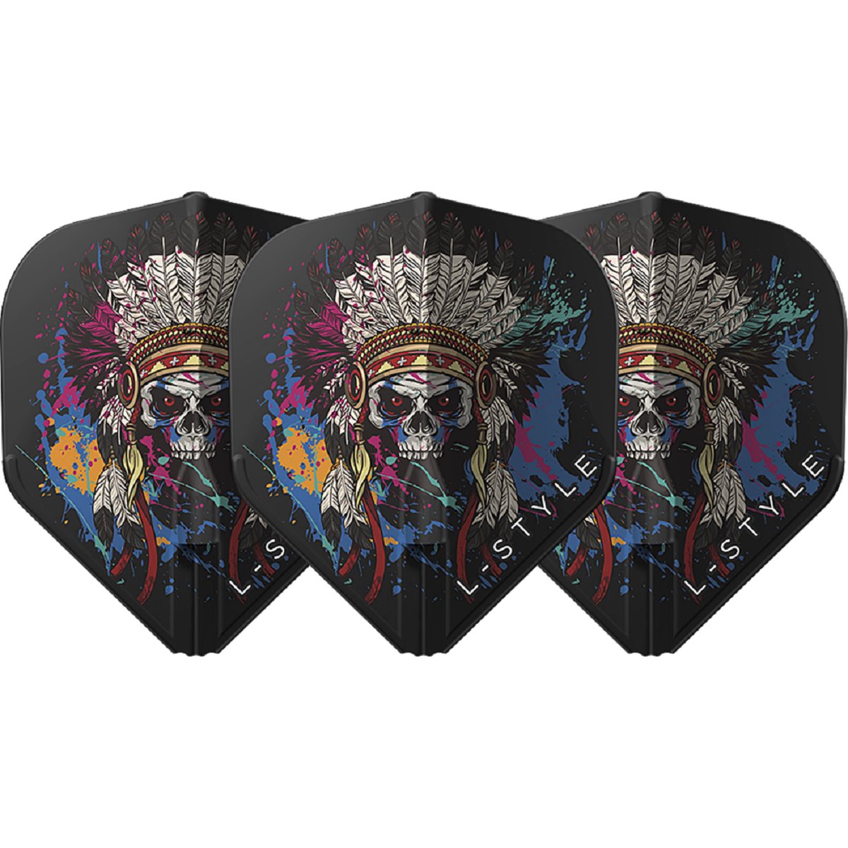 LSTYLE - CHIEF SKULL - BLACK - EZ FLIGHTS - L1 STANDARD No.2