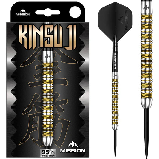 MISSION - KiNSUJI - STEEL TIP DARTS - 95% - 22g/24g/26g