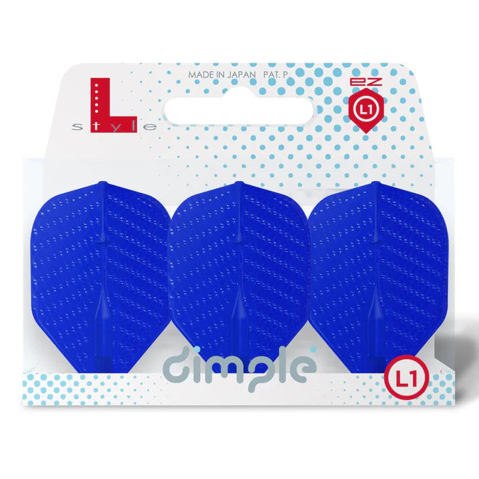 LSTYLE - EZ DIMPLE - L1 EZ - STANDARD No.2 - PREMIUM MOULDED FLIGHTS - VARIOUS COLOURS