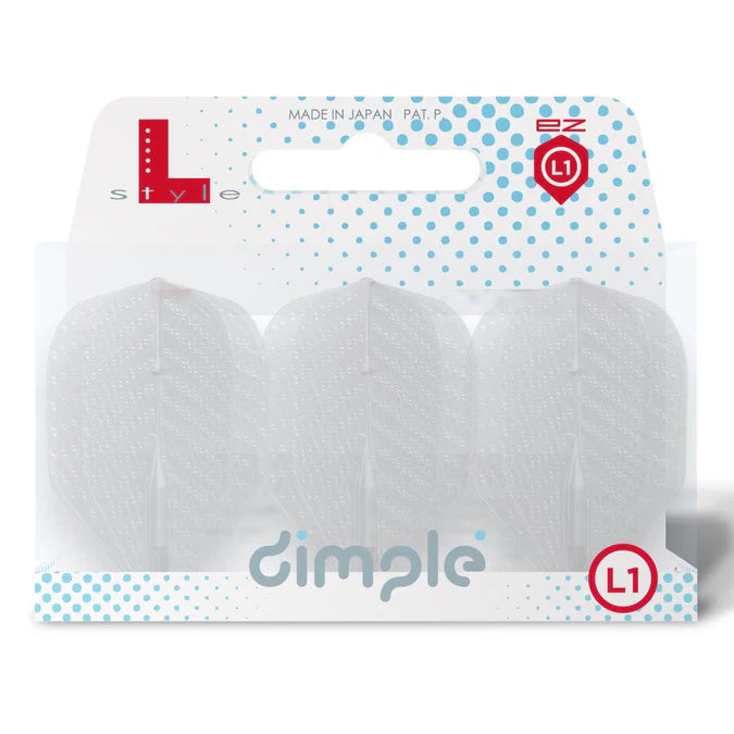 LSTYLE - EZ DIMPLE - L1 EZ - STANDARD No.2 - PREMIUM MOULDED FLIGHTS - VARIOUS COLOURS