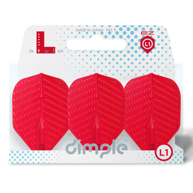 LSTYLE - EZ DIMPLE - L1 EZ - STANDARD No.2 - PREMIUM MOULDED FLIGHTS - VARIOUS COLOURS