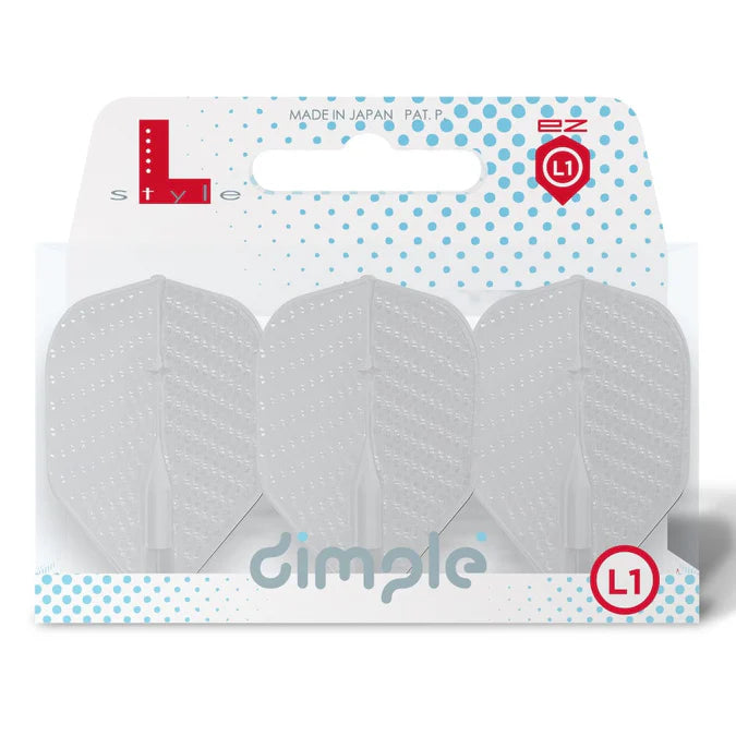 LSTYLE - EZ DIMPLE - L1 EZ - STANDARD No.2 - PREMIUM MOULDED FLIGHTS - VARIOUS COLOURS