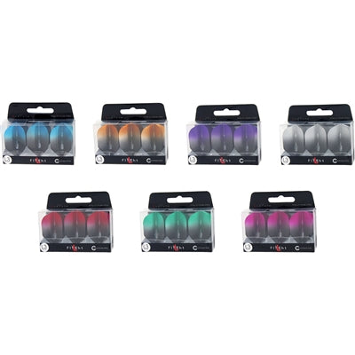 LSTYLE - L3 PRO - TWO TONE - BLACK - L3PRO FLIGHTS - L3 SMALL No.6 - VARIOUS COLOURS