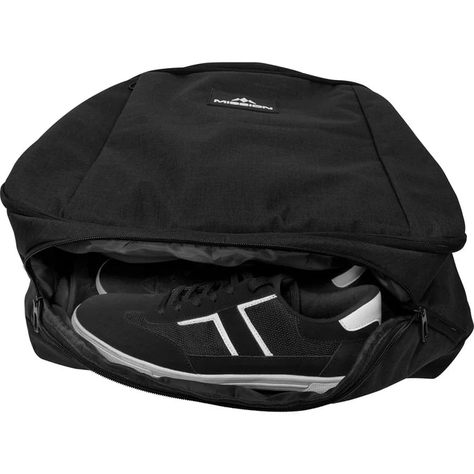 MISSION - PRO TOURER - TOUR BAG - TRAVEL RUCKSACK - BLACK
