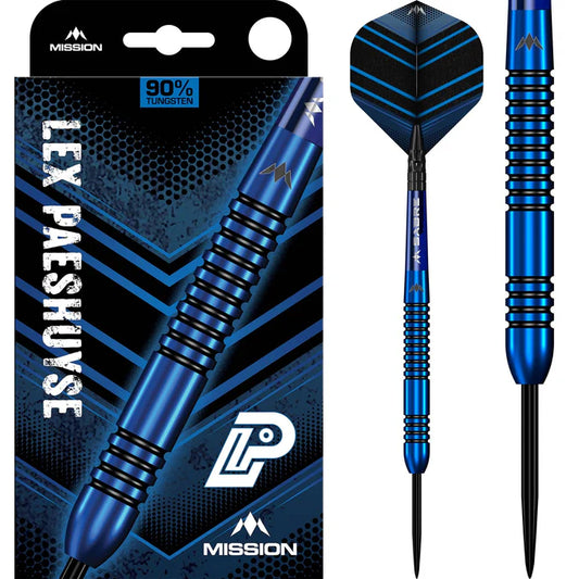 MISSION - LEX PAESHUYSE - STEEL TIP DARTS - 90% - 22g/24g