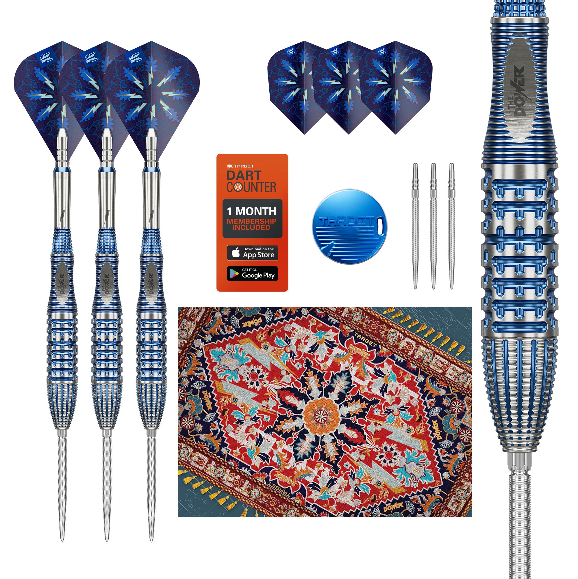 TARGET Phil Taylor Generation 3 ダーツ 95% TARGET - PHIL TAYLOR - POWER - Gx2 - SWISS POINT - 95% - 22g/24g