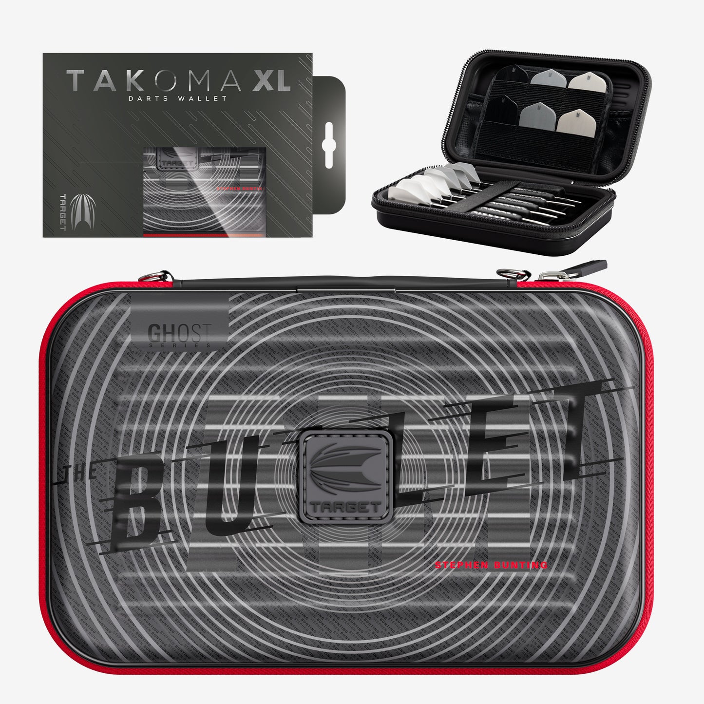 TARGET - TAKOMA - XL - STEPHEN BUNTING - GHOST - XL TAKOMA DARTS CASE - 2025