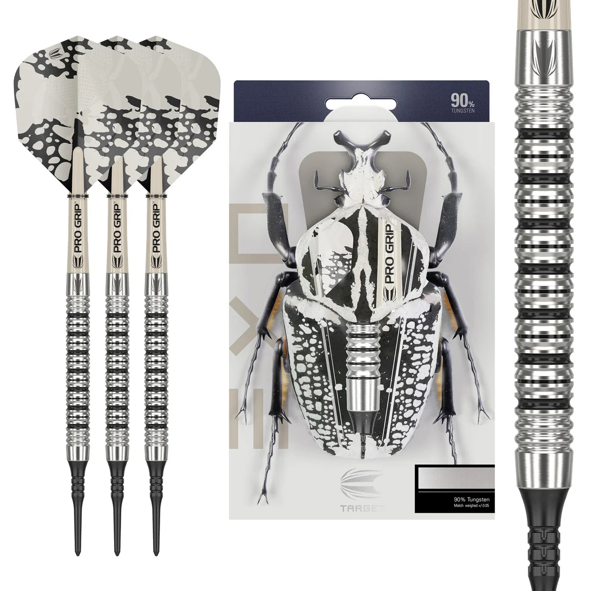 TARGET - EXO - 11 - SOFT TIP DARTS - 90% - 18g/20g