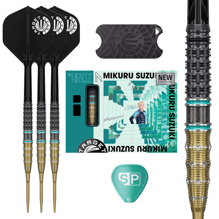TARGET JAPAN - MIKURU SUZUKI - MIRACLE - G7.5 - SWISS POINT DARTS - 95% - 22g/24g