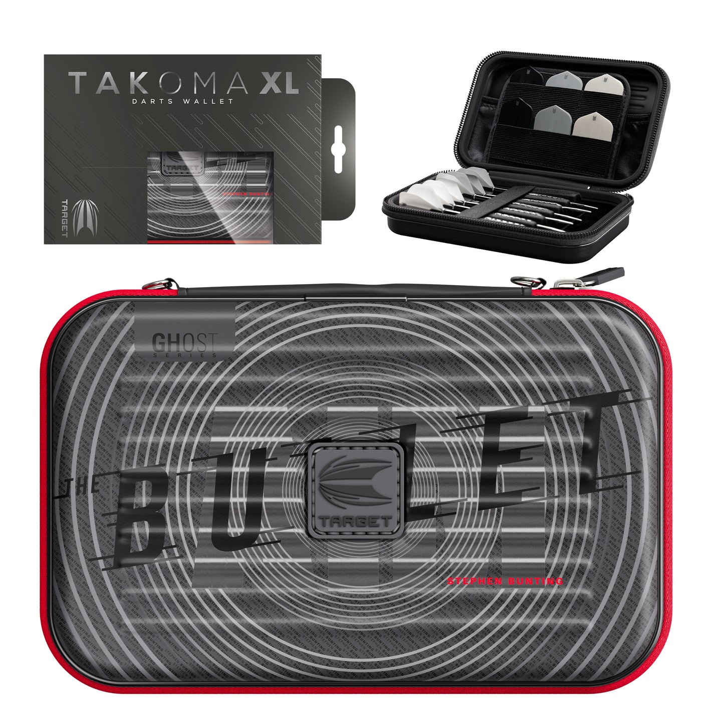 TARGET - TAKOMA - XL - STEPHEN BUNTING - GHOST - XL TAKOMA DARTS CASE - 2025