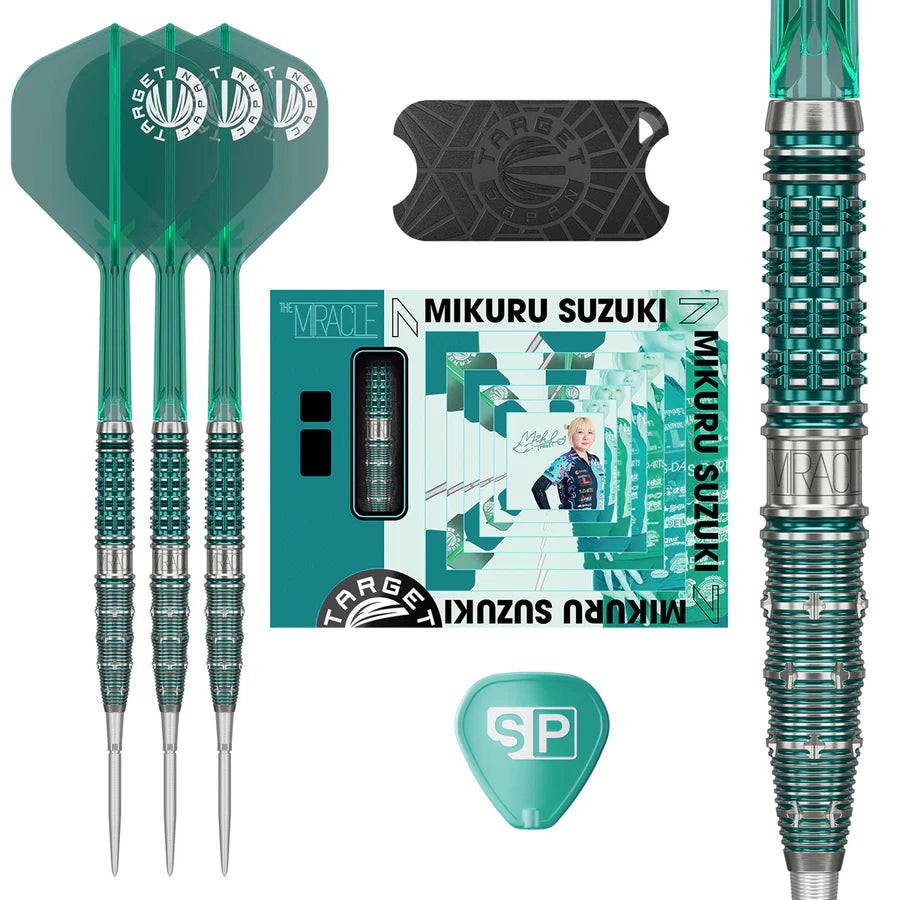 TARGET JAPAN - MIKURU SUZUKI - MIRACLE - G7 - SWISS POINT DARTS - 95% - 23g/25g