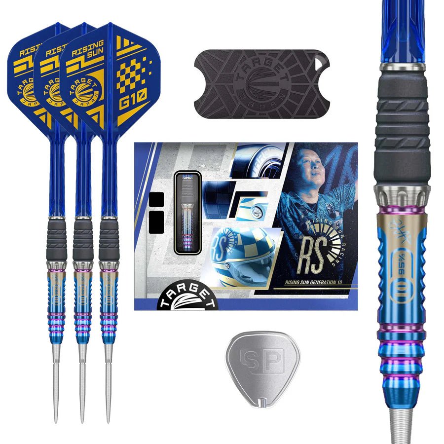 TARGET JAPAN - HARUKI MURAMATSU - RISING SUN - G10 - SWISS POINT DARTS - 95% - 23g/25g
