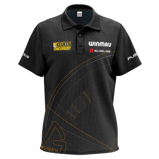 WINMAU - MVG - MICHAEL VAN GERWEN - ANNIVERSARY PLAYERS SHIRT - DARTS SHIRT
