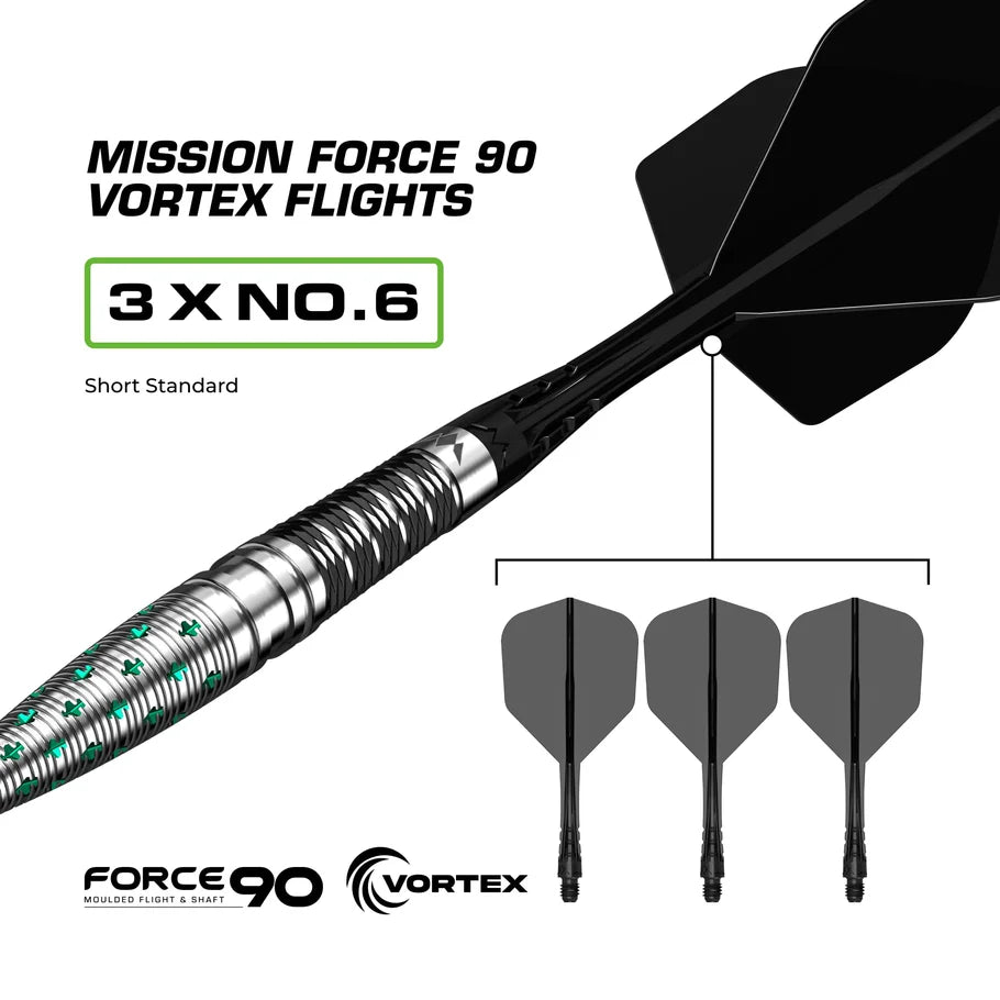 MISSION - MANTIS - R2.5 - RAPID POINT DARTS - 95% - 22g/24g
