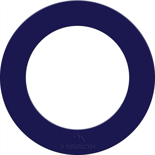 MISSION - PRO DARTBOARD SURROUND - EMBOSSED MISSION LOGO - BLUE