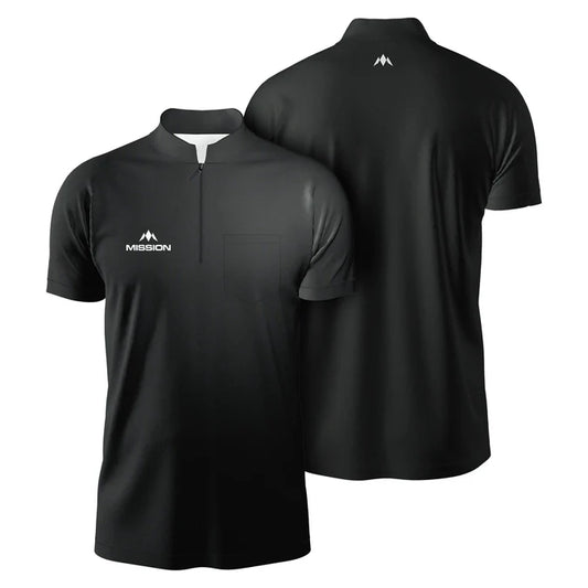 MISSION - EXOS COOL - BLACK - DARTS SHIRT - DARTS SHIRT BY MISSION