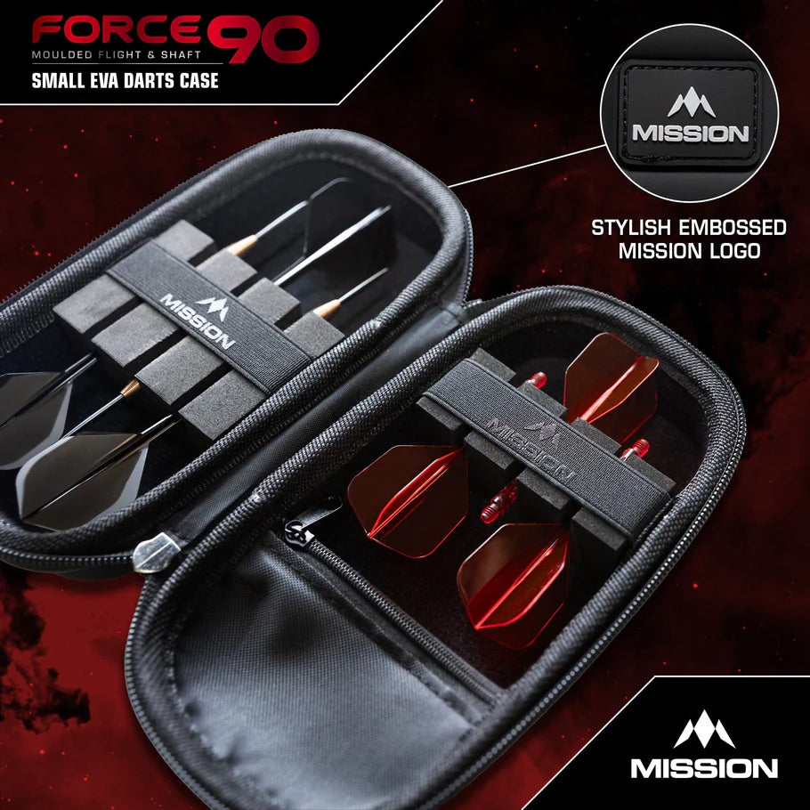 MISSION - FORCE 90 - BLACK - SLIM - EVA DARTS CASE